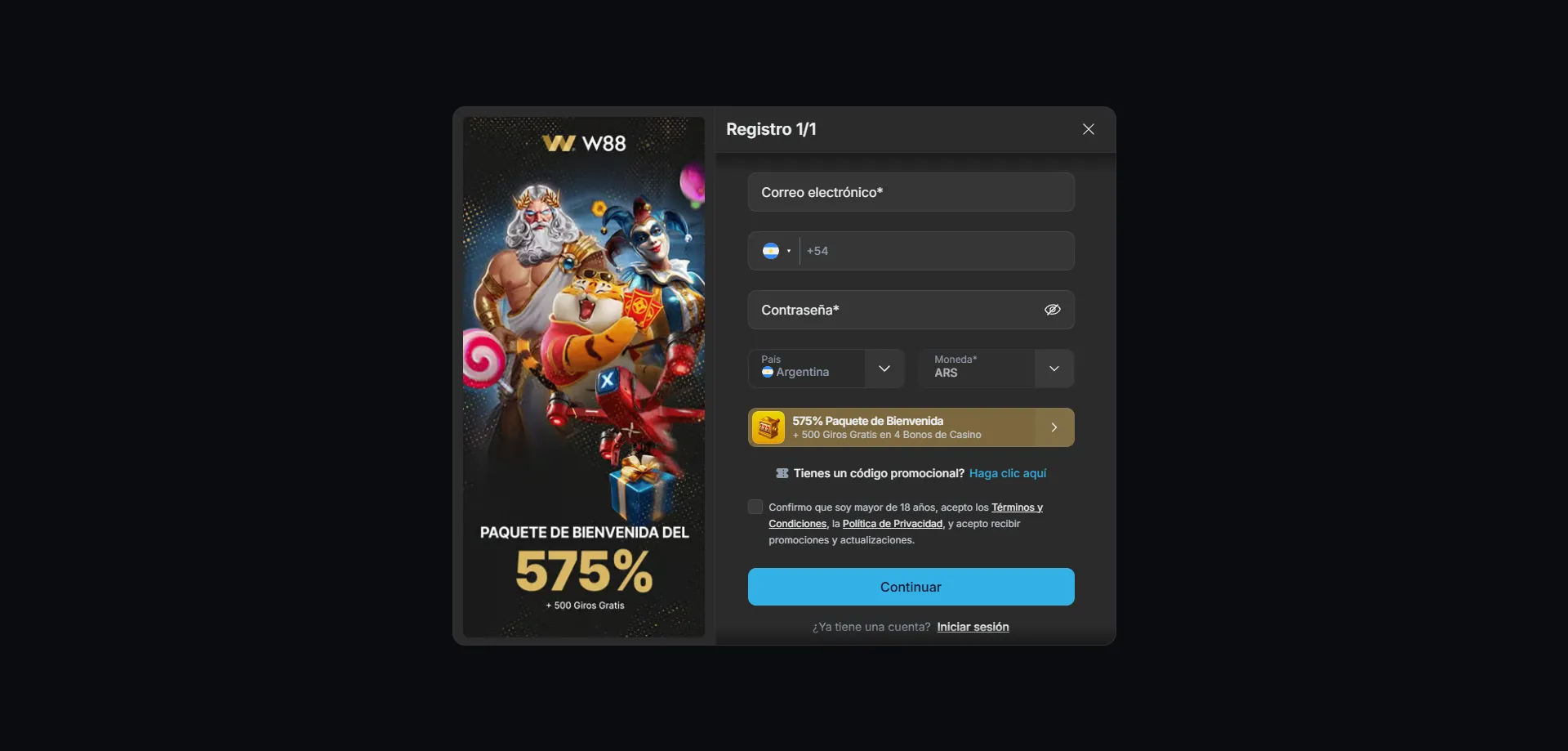 w88 Casino registratie — account aanmaken in Nederland