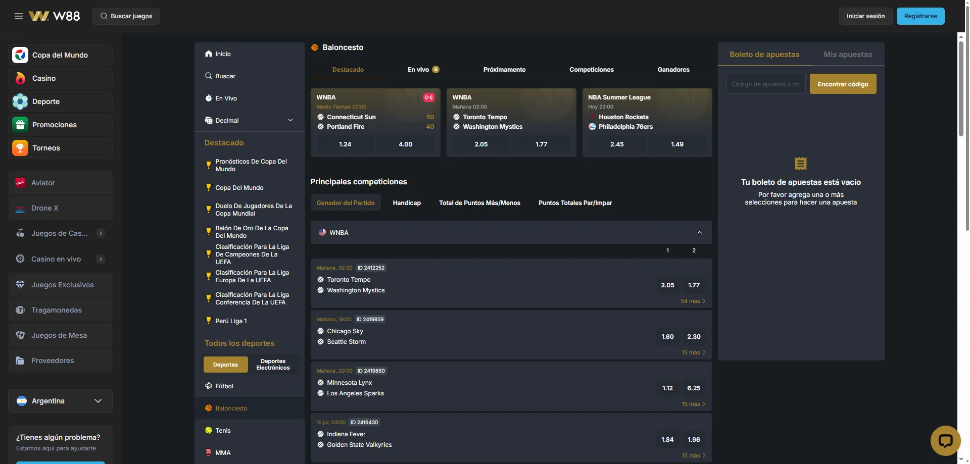 w88 Casino sportsbetting — live weddenschappen in Nederland