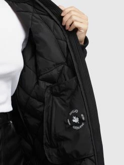 Khujo Tussenmantels Tussenmantel Mary Dames Zwart -Exporteren Kleding Pracht Winkel 0037975a5510e62a42efc3eef307143f