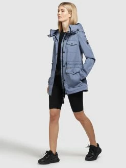 Khujo Parkas Tussenparka ELST Dames Blauw -Exporteren Kleding Pracht Winkel 01e3380b3f7cad9e1c3b7ff3c322a507