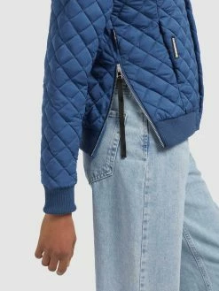 Khujo Tussenjassen Tussenjas MONZA Dames Blauw -Exporteren Kleding Pracht Winkel 02478c6a5ba2d36ba75af364b448bffe