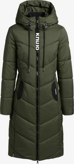 Khujo Wintermantels Wintermantel ARIBAY3 LIGHT Dames Kaki
