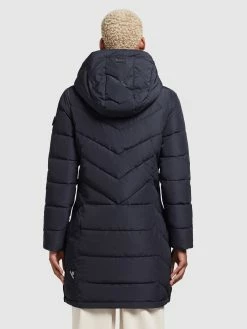 Khujo Korte Mantels Wintermantel Cups Dames Marine -Exporteren Kleding Pracht Winkel 03940de643635410aaa413c780909ac4