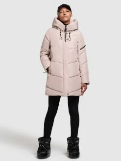 Khujo Winterjassen Winterjas Jordis Dames Lichtroze -Exporteren Kleding Pracht Winkel 03ea3d6681636cf923785bf72e01c2e1