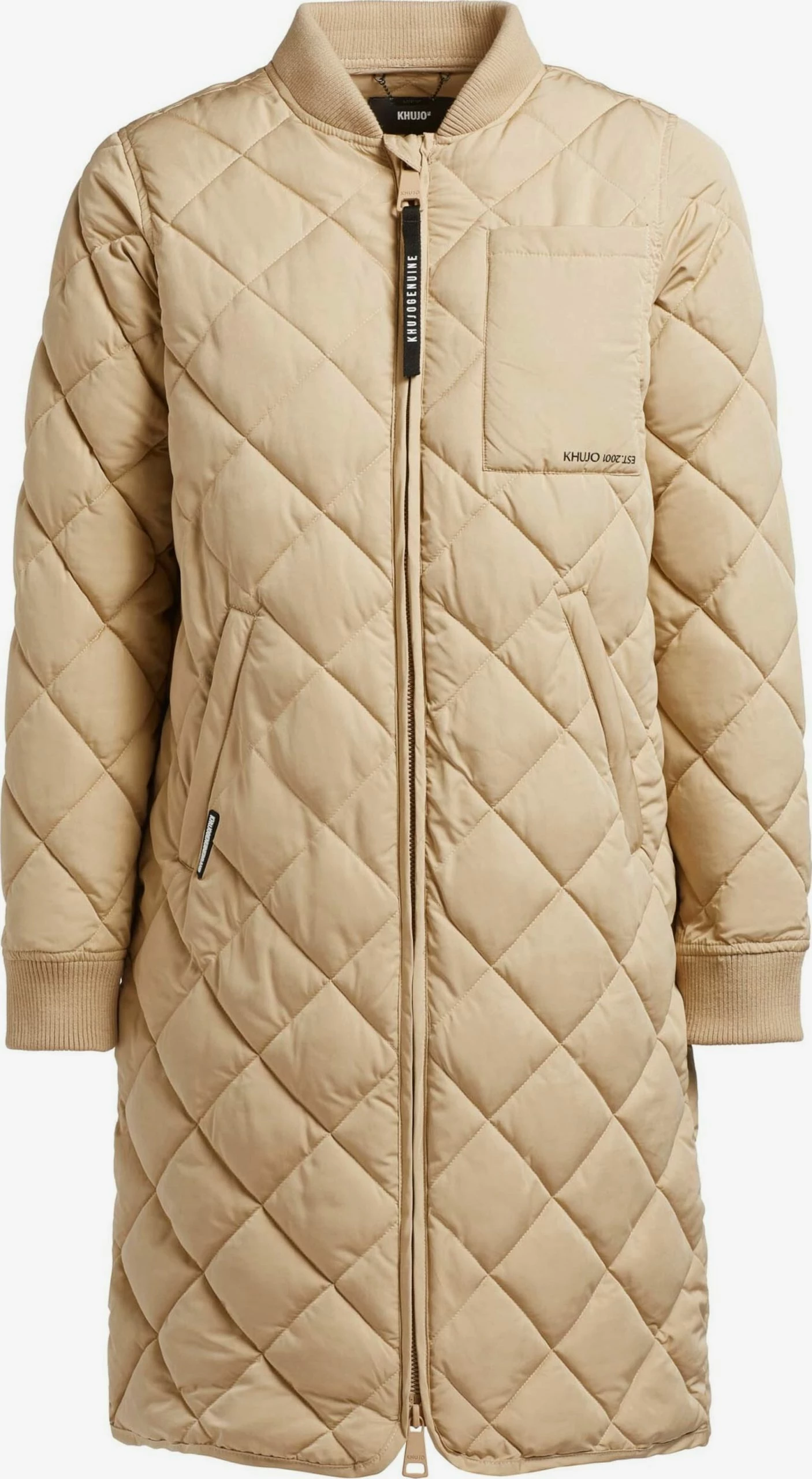 Khujo Tussenmantels Tussenmantel Mary Dames Beige 3 Khujo Tussenmantels Tussenmantel Mary Dames Beige