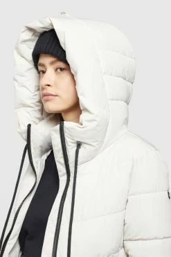 Khujo Tussenmantels Tussenmantel Klayd Dames Offwhite -Exporteren Kleding Pracht Winkel 05f1133aec7c8fa2e24deaf9f7384eb1