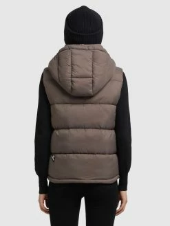 Khujo Bodywarmers Bodywarmer Eden Dames Mokka -Exporteren Kleding Pracht Winkel 0657f5bd5b2fda90f770de5d2f5ae068