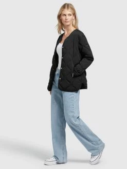 Khujo Tussenjassen Tussenjas Yuna Dames Zwart -Exporteren Kleding Pracht Winkel 06612cf063dbe7646581081477f9eae3