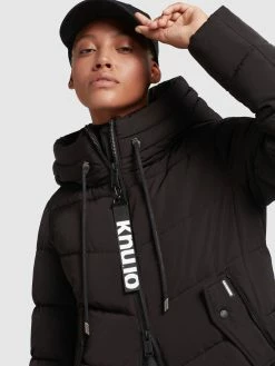 Khujo Wintermantels Wintermantel Ayleena Dames Zwart -Exporteren Kleding Pracht Winkel 072763d35f172bb6977da25ae6d944b3