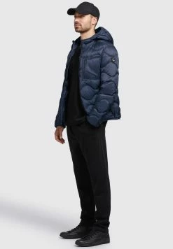 Khujo Remo - Jas - Dunkelblau -Exporteren Kleding Pracht Winkel 07a0e582c8da4fcaa72d956086d0bad4