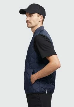 Khujo Liel - Bodywarmer - Dunkelblau -Exporteren Kleding Pracht Winkel 08acdbd782dd4ed8a44d9108b750f46e