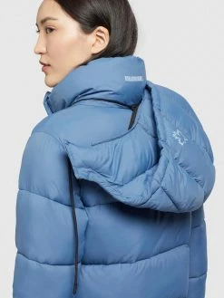 Khujo Wintermantels Wintermantel Julina Dames Blauw -Exporteren Kleding Pracht Winkel 09e29167cabbb1fcd0af084fb1f2e609