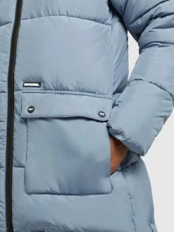 Khujo Tussenjassen Tussenjas Pheobe Dames Lichtblauw -Exporteren Kleding Pracht Winkel 0a61dca3254ad0d9510997fd2f739bcd