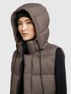 Khujo Bodywarmers Bodywarmer Eden Dames Mokka -Exporteren Kleding Pracht Winkel 0dedee4418cf4596803dc2ccf5dd8ebf