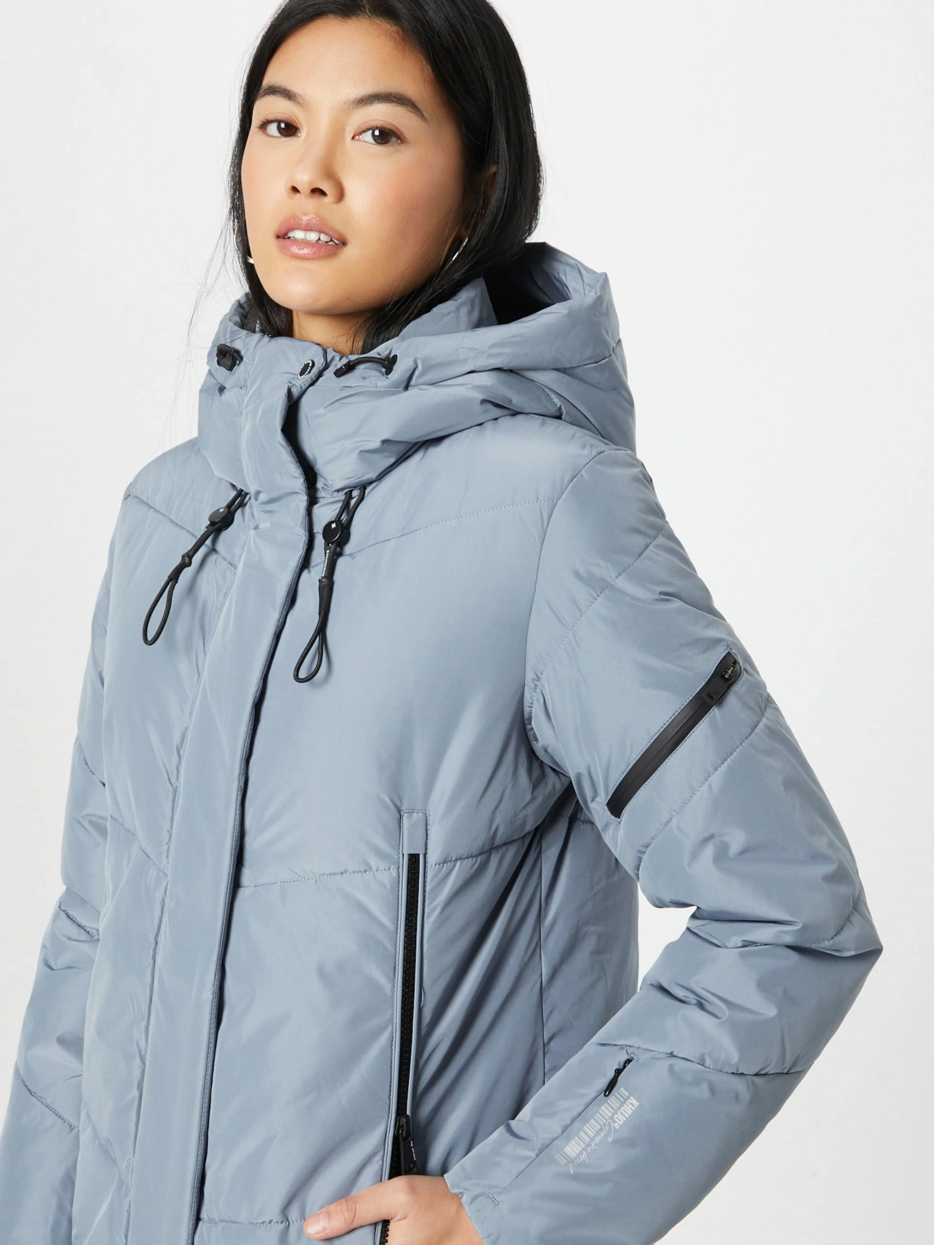 Khujo Wintermantels Wintermantel Sonje Dames Lichtblauw 7 Khujo Wintermantels Wintermantel Sonje Dames Lichtblauw - Afbeelding 5