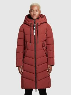 Khujo Wintermantels Wintermantel Ayleena Dames Roestrood -Exporteren Kleding Pracht Winkel 103a749a317d14d6c72dd037a71eb762