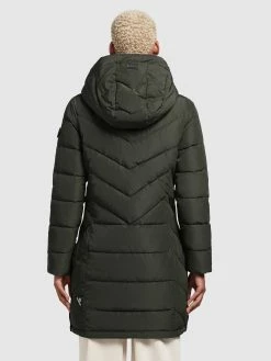 Khujo Korte Mantels Wintermantel Cups Dames Donkergroen -Exporteren Kleding Pracht Winkel 12055a8d72167813f1097f556c6fc111