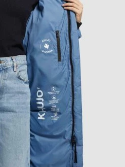 Khujo Wintermantels Wintermantel Julina Dames Blauw -Exporteren Kleding Pracht Winkel 13ee5f0a0936d6c34187fddf6bf76903