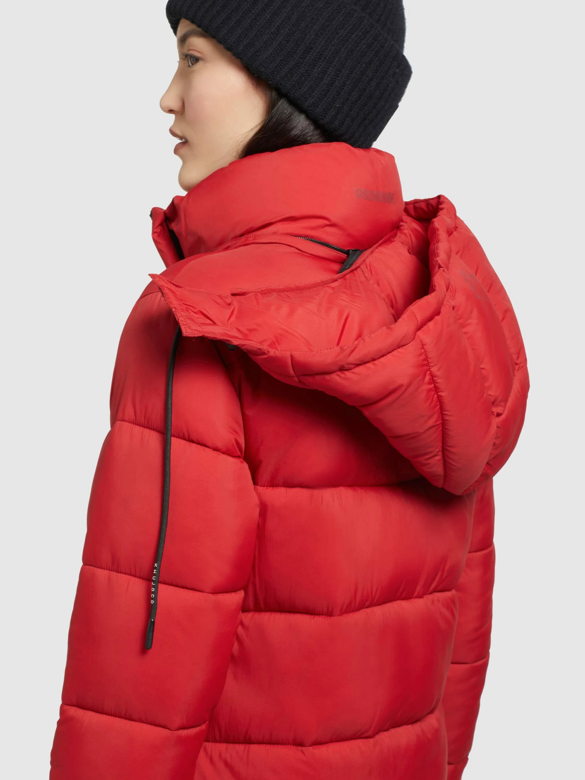 Khujo Wintermantels Wintermantel Julina Dames Rood 10 Khujo Wintermantels Wintermantel Julina Dames Rood - Afbeelding 8