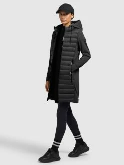 Khujo Wintermantels Wintermantel Ruth Dames Zwart -Exporteren Kleding Pracht Winkel 184a9cbb0a32ed5023eefc21c292cbe0