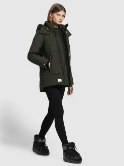 Khujo Winterjassen Winterjas Eunice Dames Olijfgroen -Exporteren Kleding Pracht Winkel 193abd62c0f0a217d2367ec84500bcc8