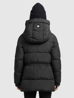 Khujo Winterjassen Winterjas Leviani Dames Zwart -Exporteren Kleding Pracht Winkel 1a8dbdd9f4c3d0147a63c915a3110038