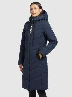 Khujo Winterjassen Winterjas Aribay Dames Navy -Exporteren Kleding Pracht Winkel 1ad6645f94271dec435b29ef4c51098f