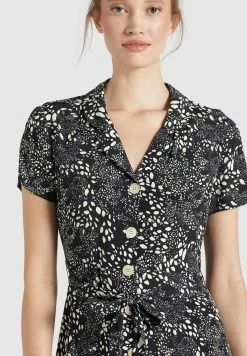 Khujo Blousejurken Blousejurk Goya Dames Zwart -Exporteren Kleding Pracht Winkel 1bf4bfbc7eef56d1c897da72f199562d