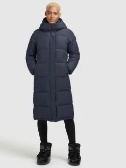 Khujo Wintermantels Wintermantel TIONE Dames Navy -Exporteren Kleding Pracht Winkel 1df5a8d981a32913be9cadca785e90c7
