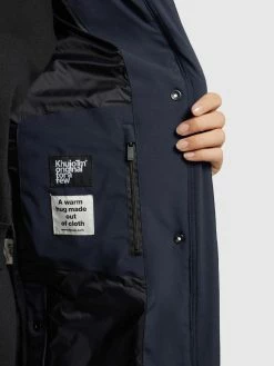 Khujo Tussenmantels Tussenmantel Namita Dames Navy -Exporteren Kleding Pracht Winkel 1e03f7916553bc535d8fc4c4b012399b