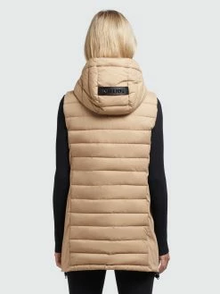 Khujo Bodywarmers Bodywarmer Becca Dames Sand -Exporteren Kleding Pracht Winkel 1e57492a78fbc1eb34fe7f71cd26c85e