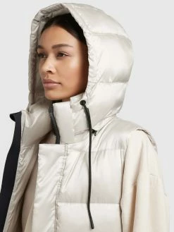 Khujo Bodywarmers Bodywarmer Tourin Dames Parelwit -Exporteren Kleding Pracht Winkel 1eb63eb26c386bac66715e466ed5d600