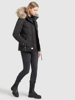 Khujo Winterjassen Winterjas Winsen Dames Zwart -Exporteren Kleding Pracht Winkel 208fea6cfd5c49ebf2e3dad1af9425d9