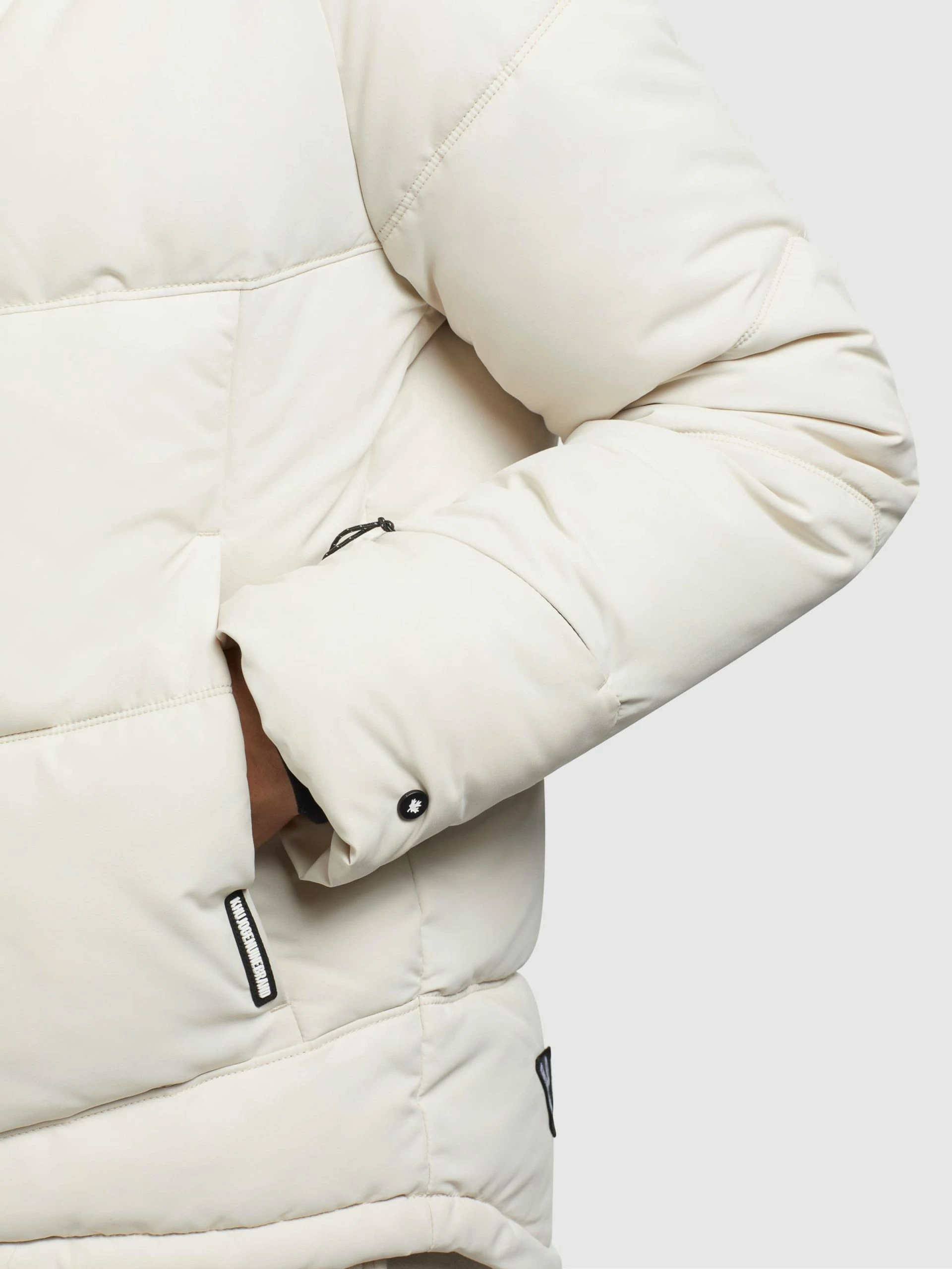 Khujo Winterjassen Winterjas Monty 2 Dames Offwhite 8 Khujo Winterjassen Winterjas Monty 2 Dames Offwhite - Afbeelding 7