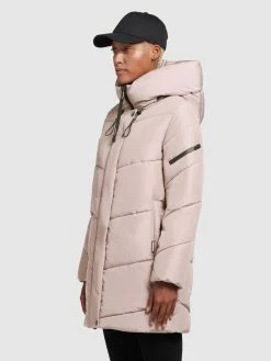 Khujo Winterjassen Winterjas Jordis Dames Lichtroze -Exporteren Kleding Pracht Winkel 20a9d41ddb64d6f47f5b7882e3145d78