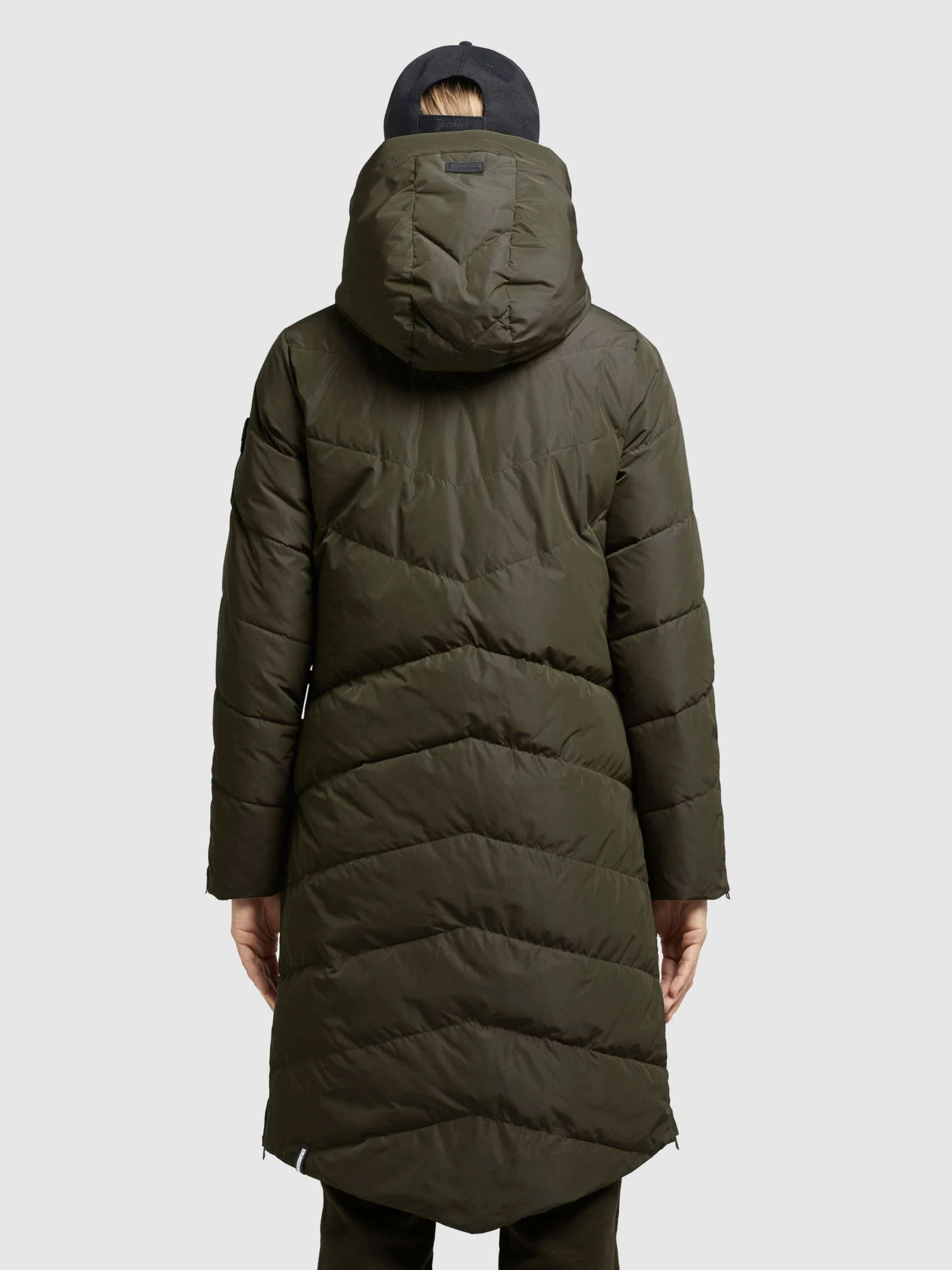 Khujo Wintermantels Wintermantel Huba Dames Donkergroen 6 Khujo Wintermantels Wintermantel Huba Dames Donkergroen - Afbeelding 4