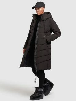 Khujo Wintermantels Wintermantel Ayleena Dames Zwart -Exporteren Kleding Pracht Winkel 229bb743f0571eccd2cf19f56c9a913c