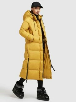 Khujo Wintermantels Wintermantel Dames Goudgeel -Exporteren Kleding Pracht Winkel 259b2d6d0ecdc9e8231f556c74991729