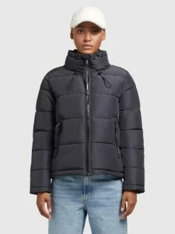 Khujo Winterjassen Winterjas Tuba 3 Dames Smoky Blue -Exporteren Kleding Pracht Winkel 25aec7368e5d9ebdab478410c578e586