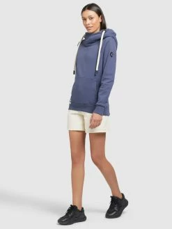 Khujo Hoodies Sweatshirt Rhabea Dames Blauw -Exporteren Kleding Pracht Winkel 25e3ec2798132cd4043734fbe6e29d70