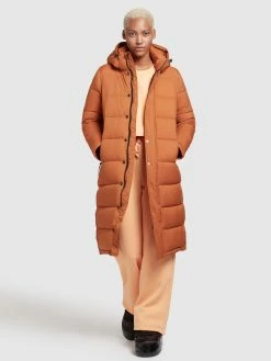 Khujo Wintermantels Wintermantel Corinna Dames Cognac -Exporteren Kleding Pracht Winkel 26639f8fd63964382655debe3a6d5880