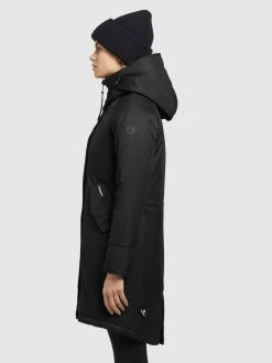 Khujo Parkas Tussenparka Dames Zwart -Exporteren Kleding Pracht Winkel 278b8ff3c7805f004604eb5257fe1a2e