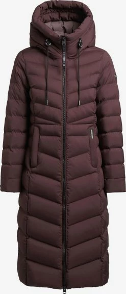 Khujo Wintermantels Wintermantel Ingram2 Dames Donkerbruin