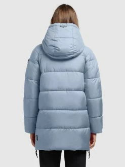 Khujo Winterjassen Winterjas Franee Dames Lichtblauw -Exporteren Kleding Pracht Winkel 2940c796470bcde82a9e93e821af2538