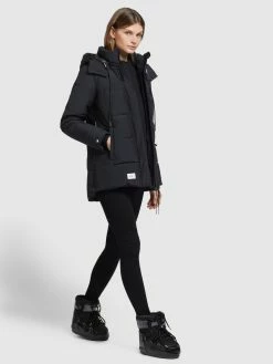 Khujo Winterjassen Winterjas Eunice Dames Zwart -Exporteren Kleding Pracht Winkel 2b67448430a9cd9d59d6ba3e6058d4ba