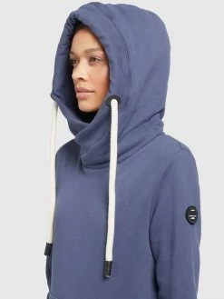 Khujo Hoodies Sweatshirt Rhabea Dames Blauw -Exporteren Kleding Pracht Winkel 2bed52da8f888bfa66ca8fcb5ae7c940