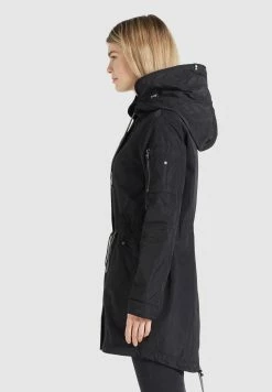 Khujo Parkas Tussenparka Catharina Dames Zwart -Exporteren Kleding Pracht Winkel 2c416d32737cbcf80dece21aeffbb7f2