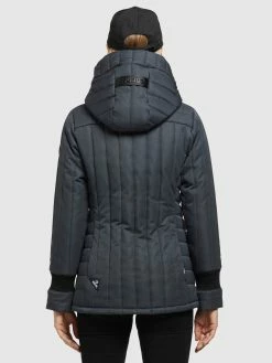 Khujo Winterjassen Winterjas TWEETY PRIME6 STRUCTURED Dames Blauw -Exporteren Kleding Pracht Winkel 2d06591c8ed0273ea3fc57e2495dd3ed