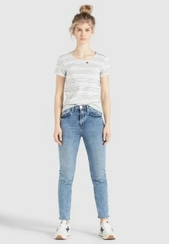 Khujo T-shirts Shirt Rafaela Dames Wit -Exporteren Kleding Pracht Winkel 2d2d2410598903c3a7d627f9d76cce5a