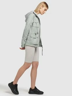 Khujo Tussenjassen Tussenjas FLAMES Dames Pastelgroen -Exporteren Kleding Pracht Winkel 2e65207a045bac3f31b0213a56cb6172